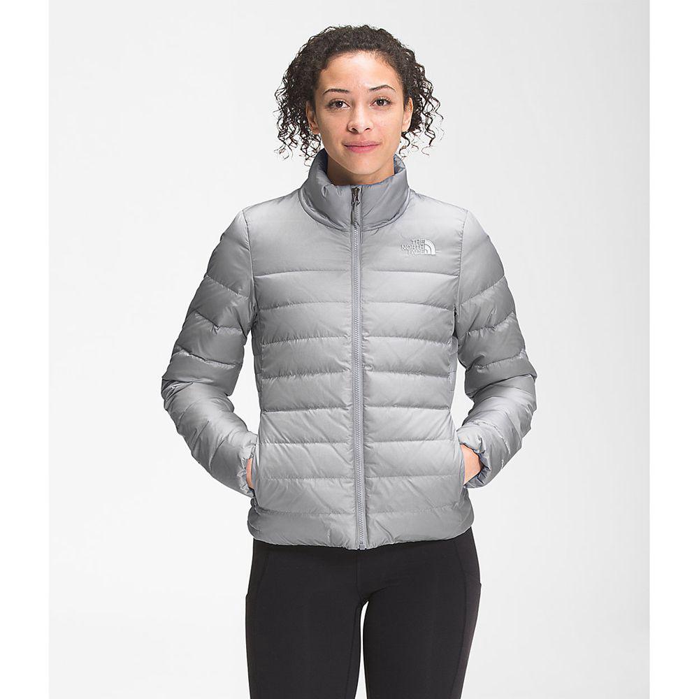 The North Face Aconcagua Γυναικεια Puffer Μπουφαν - Γκρι (XKID58129)